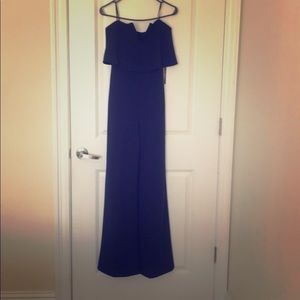 Dark Purple Strapless Jumpsuit size M